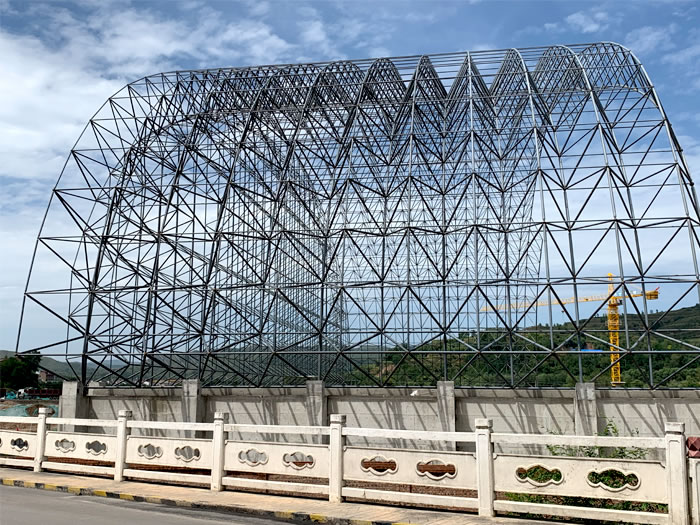 汾阳山寨矿储煤棚网架